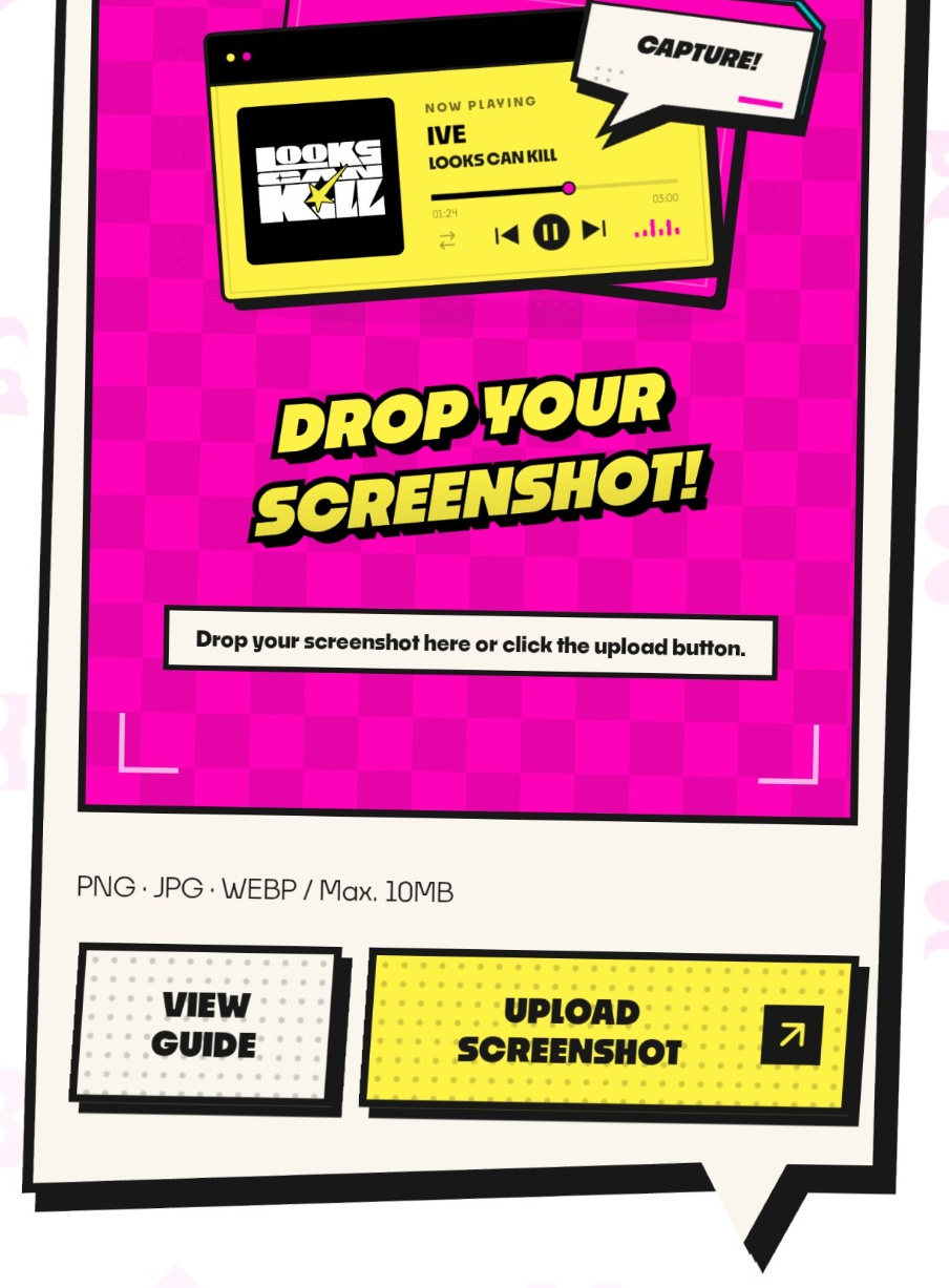 Mobile page before opening View Guide