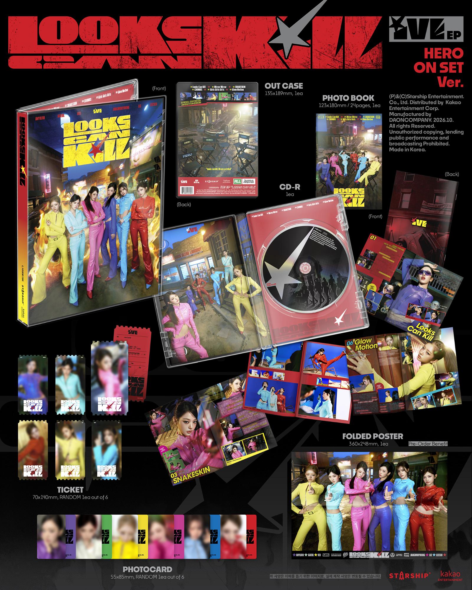 Complete HERO ON SET album contents preview