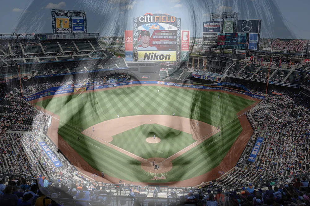 Jang Wonyoung and Citi Field in New York