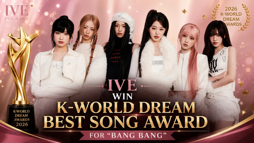 IVE win the Best Song Award at the 2026 K-World Dream Awards
